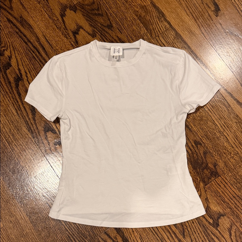 ELSA Classic White Short Sleeve Crew Tee